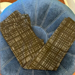 Liverpool Jeans Company Printed Slim-Fit Pants – Magnet Color